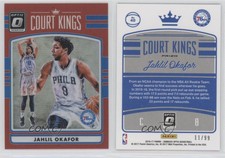 2016-17 Panini Donruss Optic Court Kings Red Prizm /99 Jahlil Okafor #40