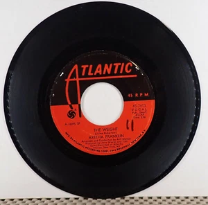 Aretha Franklin - The Weight & Tracks of My Tears - Atlantic 45 RPM 1969 - Picture 1 of 4