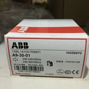 1 piece new abb A9-30-01 230-260V 50-60HZ Contactor Free ship - Picture 1 of 3