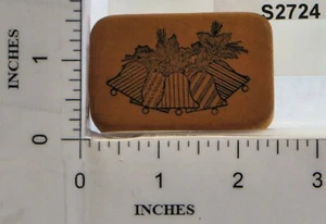 Co-Motions Wood Block Rubber Stamp Christmas Holiday Bells - Picture 1 of 3