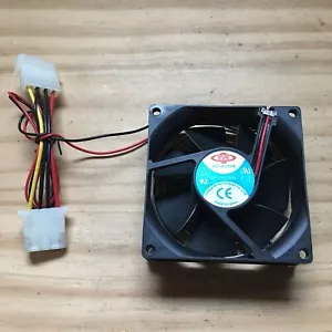 Moteur supérieur DF128025BH 12V 0.28A 4 broches PWM ventilateur de refroidissement haute vitesse 80mm x 25mm - Photo 1/3