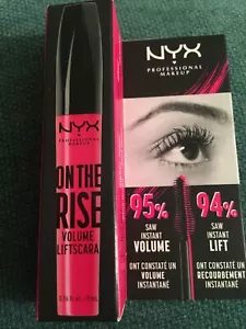 NYX ON THE RISE VOLUME LIFTSCARA MASCARA Black .16 oz New in Box Sealed - Foto 1 di 4