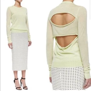ALC Damen Pullover Lex Back Slash Merino Soft Lime Defekt - Bild 1 von 10