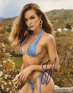 JOEPHINE SKRIVER FIRMADO 8x10 FOTO DEPORTE ILUSTRADO TRAJE DE BAÑO RARO BECKETT BAS - Imagen 1 de 2
