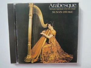 SUSAN DRAKE - Arabesque - CD Album - 19th Century Harp Music - Foto 1 di 3