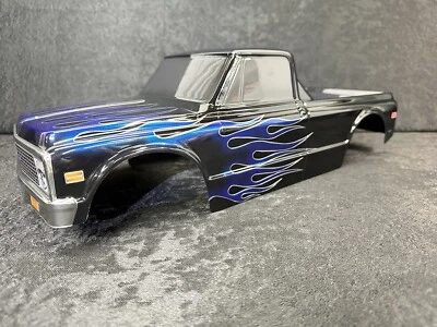 CUSTOM PAINTED RC TRUCK BODY ARRMA KRATON 6S TRAXXAS E-REVO T/E MAXX CHEVY C-10 - Image 1 of 4