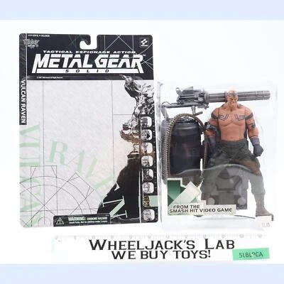 Vulcan Raven Metal Gear sólido con tarjeta y burbuja COMPLETO McFarlane Toys 1998 casi nuevo Foto 1 de 4