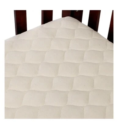 American Baby Company. 有机棉床垫婴儿床垫 - 米色。 适合 28 英寸 x 52 英寸 — 第 1/4 张图片