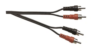 SOUNDLAB A114 - 2x Phono Plugs to 2x Phono Plugs Lead - 1.2m *** NEW *** - Picture 1 of 1