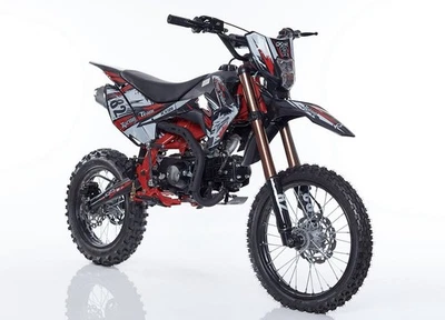 MOTOCROSS PITBIKE KXD 125cc 4TRuote 17/14” Avviamento Elettrico DB 609 E+K - Immagine 1 di 4