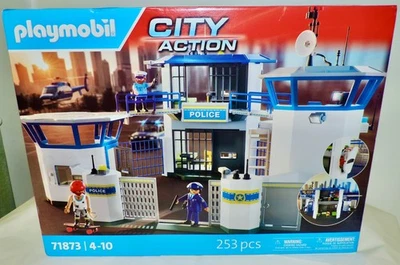 NEW Playmobil 71873 POLICE COMMAND CENTRE - Deluxe Set w/253 Pcs - For Age 4+ - Image 1 of 3