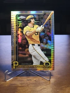 2025 Topps Chrome - Bryan Reynolds #9 Prism Refractor Pirates - Picture 1 of 2