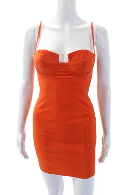 Vestido Michael Costello X Revolve Mujer Body Con Naranja Talla Extra Pequeño Foto 1 de 4