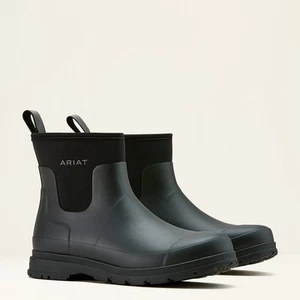 Ariat Men's Kelmarsh Shortie Wellie Boot Black - Picture 1 of 8