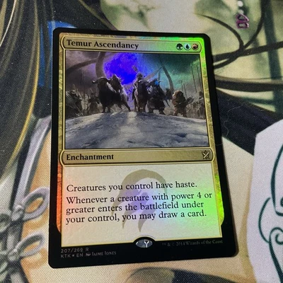 Temur Ascendancy [Khans of Tarkir] Magic MTG FOIL NEVER PLAYED MINT - Image 1 of 4