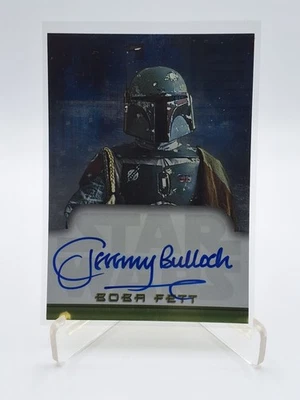 BOBA FETT 2001 Topps "Star Wars Evolution" JEREMY BULLOCK autograph "vintage" - Image 1 of 3