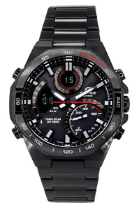 Reloj para hombre Casio Edifice esfera negra deportivo resistente solar 100M ECB-950DC-1A - Imagen 1 de 5
