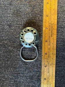 Vintage Rotary Phone Dial Key Chain Fob Pull Apart Key Ring "Proteinability" - Picture 1 of 2