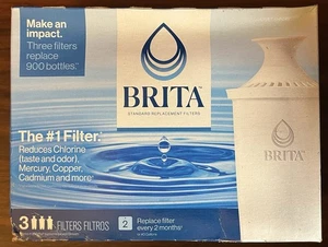 Filtros de repuesto estándar Brita 3 originales - Modelo OB03 “CAJA SELLADA” - Imagen 1 de 6