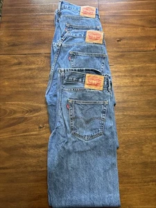 Jeans uomo stonewashed Levis 505 35x32 lotto di 3 - Foto 1 di 11