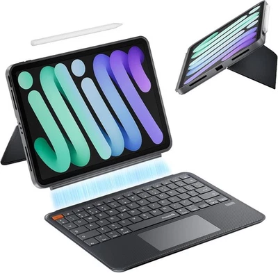 Magnetic Keyboard Case For iPad - Detachable - Multi-Touch Trackpad  - Image 1 of 4
