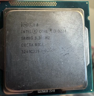 Intel Core i3-3220 3.3GHz 2C/4T SR0RG LGA1155 CPU | Used Tested - Image 1 of 2