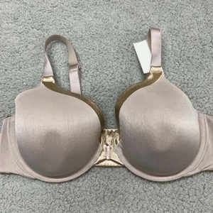 Reggiseno Vanity Fair 40D T-Shirt Reggiseno 75339 Chiusura Frontale Copertura Completa Reggiseno con Ferretto - Foto 1 di 9