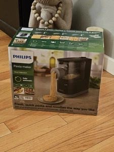 PHILIPS HR2371 / 05 COMPACT PASTA MAKER. VIVA COLLECTION COLOR BLACK (TDW012686) - Picture 1 of 6