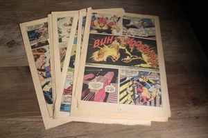 MARVEL MASTERWORK 1960'S FROM COMICS, LOOSE PAGES MIXED STAMPED IN BOTTOM - Picture 1 of 6