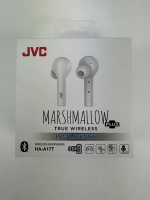 JVC HA-A17T Marshmallow Plus True Wireless Headphones White - Image 1 of 4