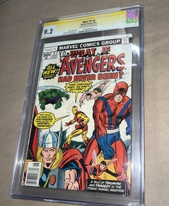 Vintage 1977 What If The Avengers Had Never Been? #3 Signiert Klaus Janson 9.2 CGC - Bild 1 von 15
