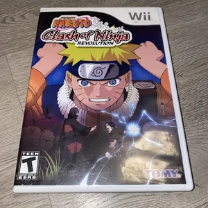 Naruto Clash of Ninja Revolution Nintendo Wii 2007 Video Game Tomy Ninja Brawler - Picture 1 of 13