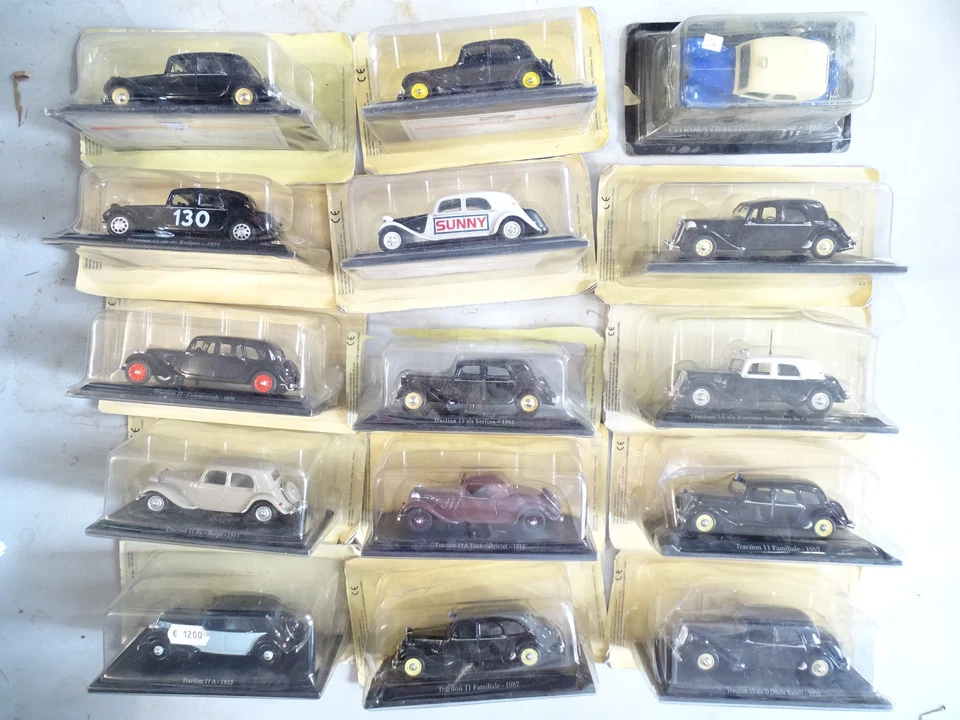 Uh - NOREV 1/43 - Bundle Of 15 Citroen Traction - Image 1 of 3