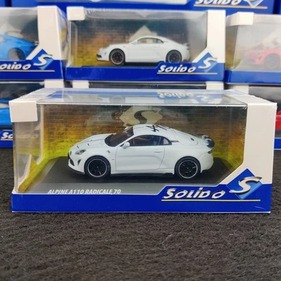 VOITURE SOLIDO ALPINE A110 RADICALE 70 WHITE 2024 1:43 NEUF BOITE S4317204