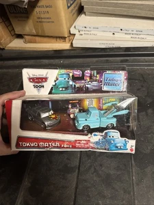 Disney Pixar Cars Toons Tokyo Mater 3 Pack with Manji & Teki Read - Picture 1 of 9