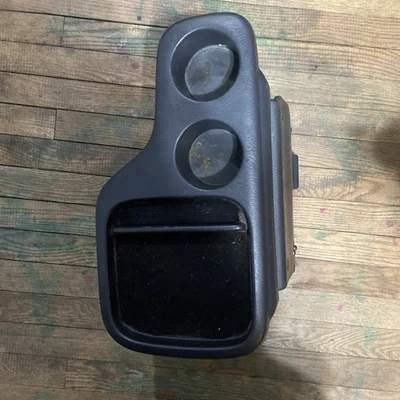 Honda CR-V 1997-2001 consola central plegable portavasos bandeja portavasos carbón Foto 1 de 4