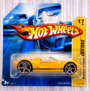 2007 Hot Wheels Ford GTX-1 First Edition gelb Cabrio NEU! - Bild 1 von 3