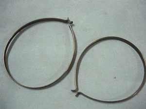 Vintage "TERRYS" BICYCLE "WIRE CLOTH CLIP" PANT LEG HOLDER NOS 1950s - Foto 1 di 3