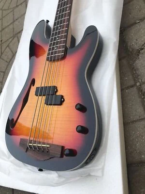 Venta caliente Bajo eléctrico de 5 cuerdas de alta calidad Guitarra eléctrica Sunset Foto 1 de 4