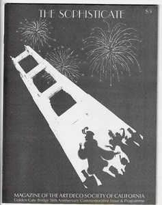 "The Sophisticate" Magazin Art Deco Society California 1987 Golden Gate Bridge - Bild 1 von 6