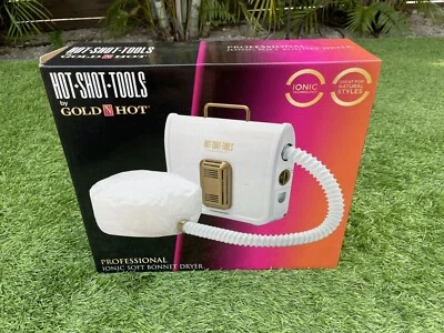 GOLD N HOT PROFESSIONAL IONIC Soft BONNET HAIR DRYER HOT SHOT TOOLS - Image 1 of 4