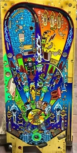 Pinball Monster Bash Williams 1998 Flipper - PLAYFIELD - USED - Cond. 8/10 Mod.2 - Bild 1 von 7