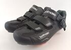 Tommaso Mens Strada 200 Black Cycling Shoes Cleats 42 US 9