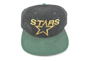 Mike Modano Signed Dallas Stars Snapback Ball Cap Hat Black Green Gold C221 DG - Picture 1 of 8