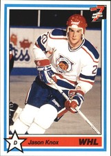 1990-91 7th Inning Sketch WHL #248 Jason Knox