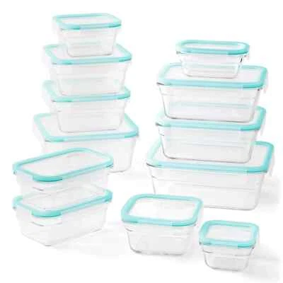 Member's Mark 24-Piece Glass Food Storage Set By Glasslock - Image 1 of 4