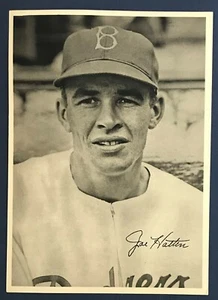 JOE HATTEN 1940'S PICTURE 6 1/2 X 9 BROOKLYN DODGERS 40'S 47207 - Bild 1 von 2
