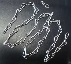 40 piezas gancho cordón broches chapados en plata uso con cuentas joyería regalos fpc010 - Imagen 1 de 3