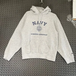US Navy Sommer Seminar grau Pullover Hoodie Sweater Dachs Sport Herren Gr. M - Bild 1 von 7