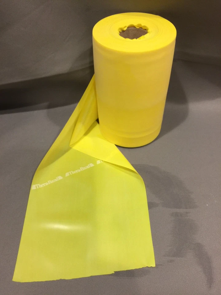 Thera-band Amarillo Luz Resistencia Ejercicio Banda Theraband 6 pies Nuevo Foto 1 de 1